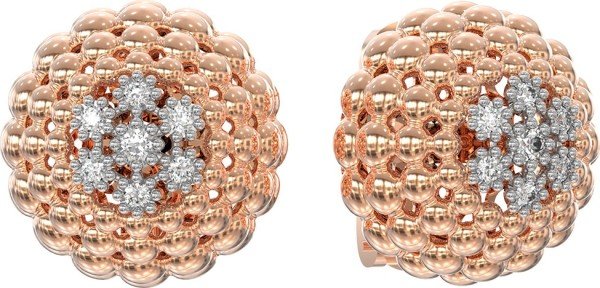 Серьги из золота c бриллиантами