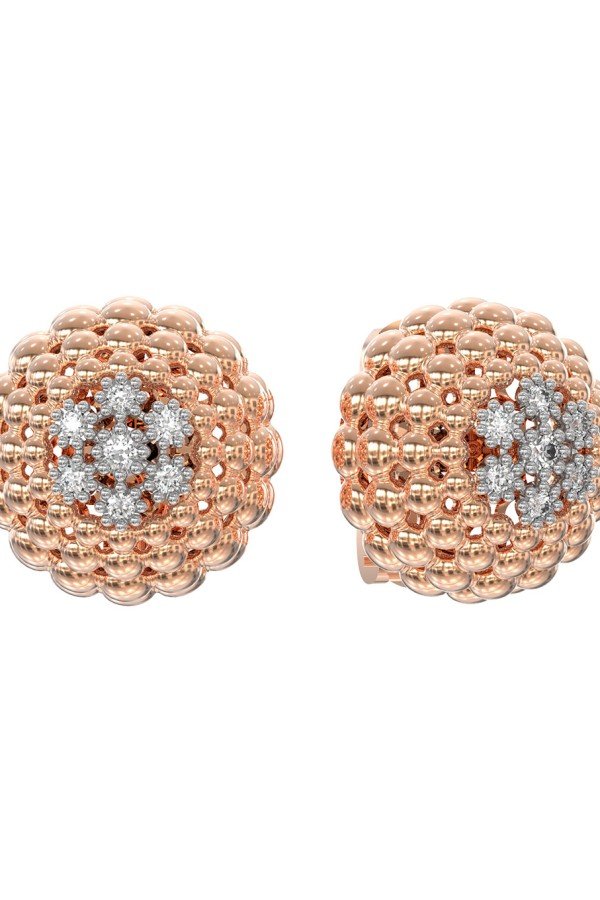 Серьги из золота c бриллиантами