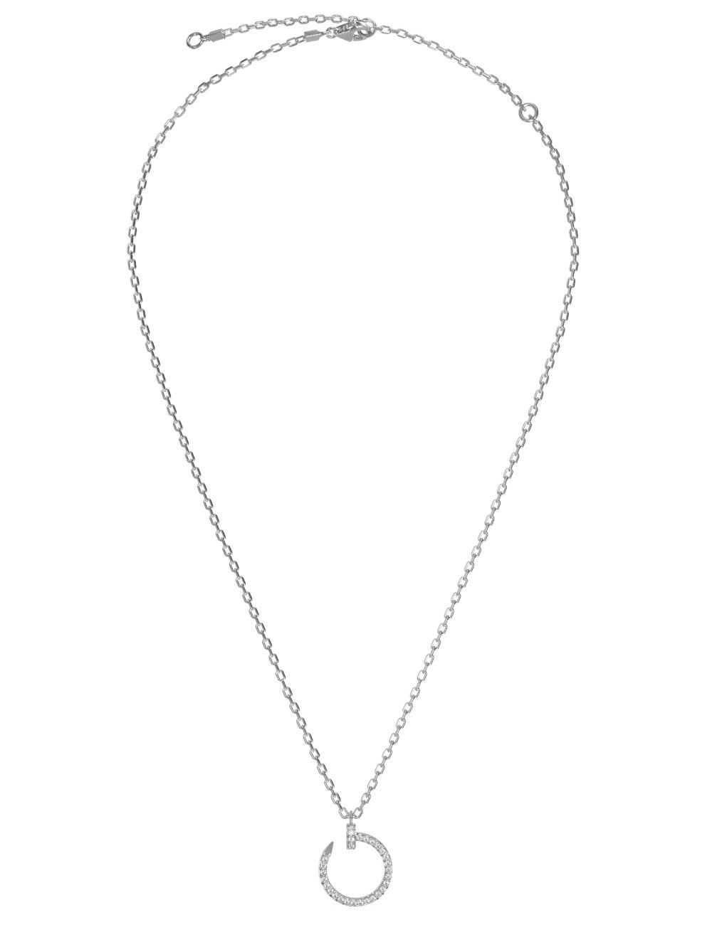 Колье из белого золота c бриллиантами