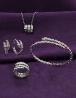 Браслет из белого золота c бриллиантами