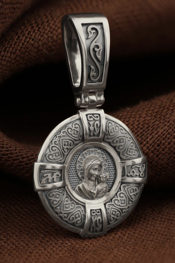 Образок из белого золота