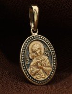 Образок из лимонного золота