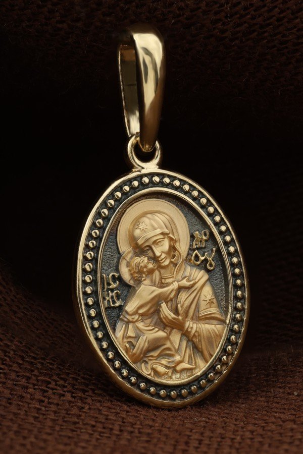 Образок из лимонного золота