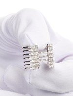 Кольцо из белого золота c бриллиантами