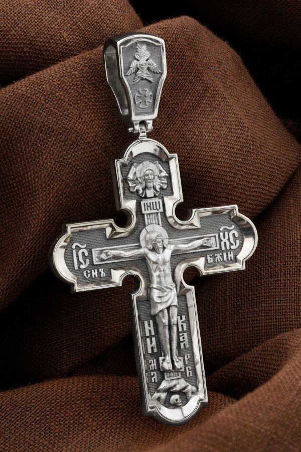 Крест из серебра 925 пробы