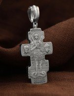 Крест из белого золота