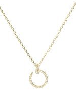 Колье из лимонного золота c бриллиантами