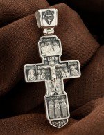 Крест из серебра 925 пробы