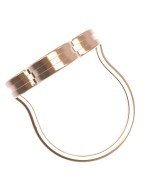 Кольцо из золота c малахитом