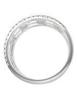 Кольцо из белого золота c бриллиантами