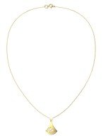 Колье из лимонного золота c бриллиантами и перламутром