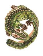 Кольцо из золота c эмалью