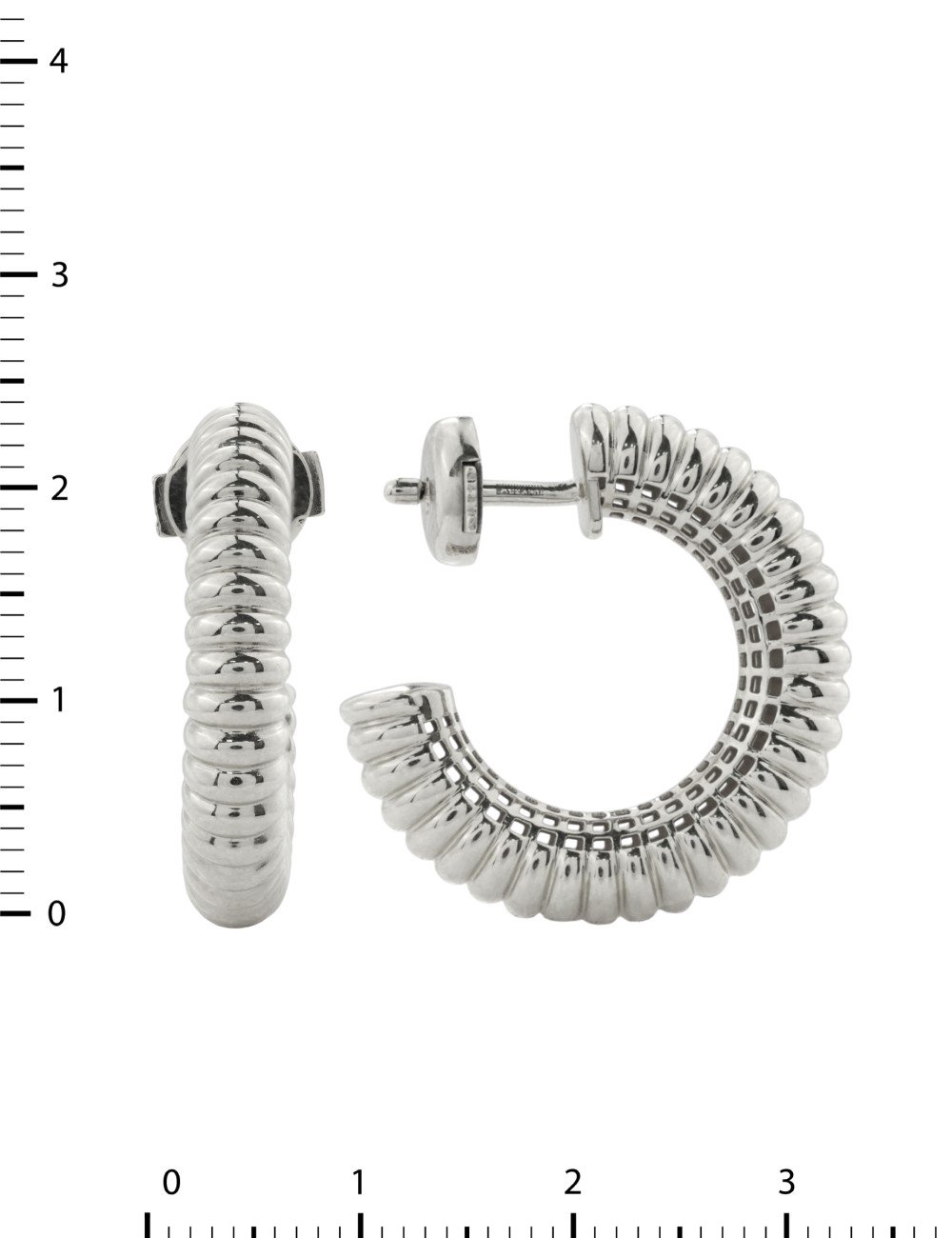 Серьги из белого золота