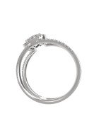 Кольцо из белого золота c бриллиантами