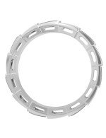 Кольцо из белого золота c ониксом