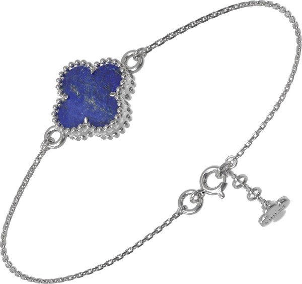 Браслет из белого золота c лазуритом