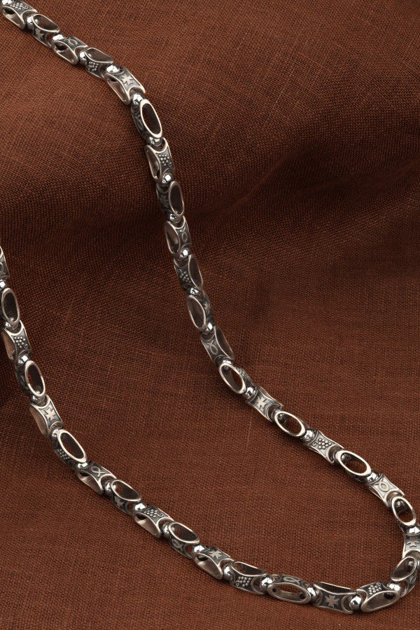 Цепь из белого золота