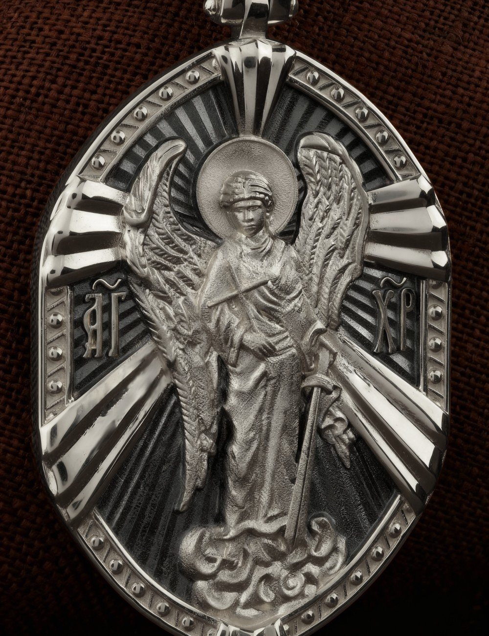 Образок из белого золота