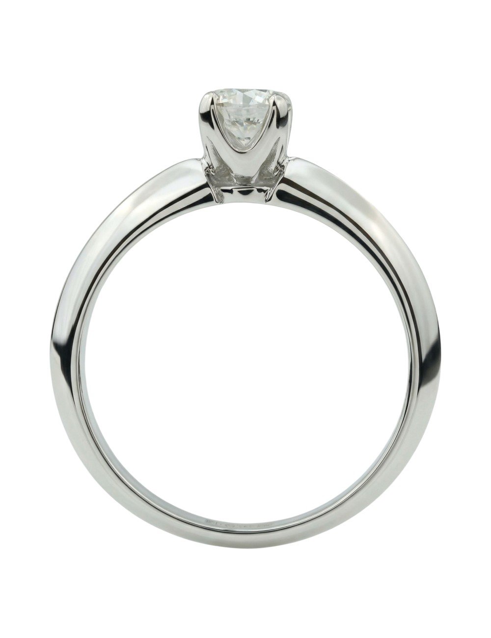 Кольцо из белого золота c бриллиантами