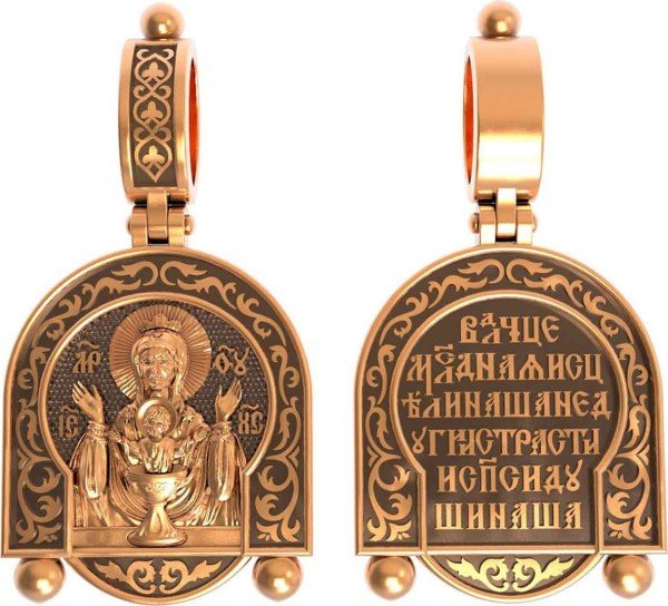 Образок из золота