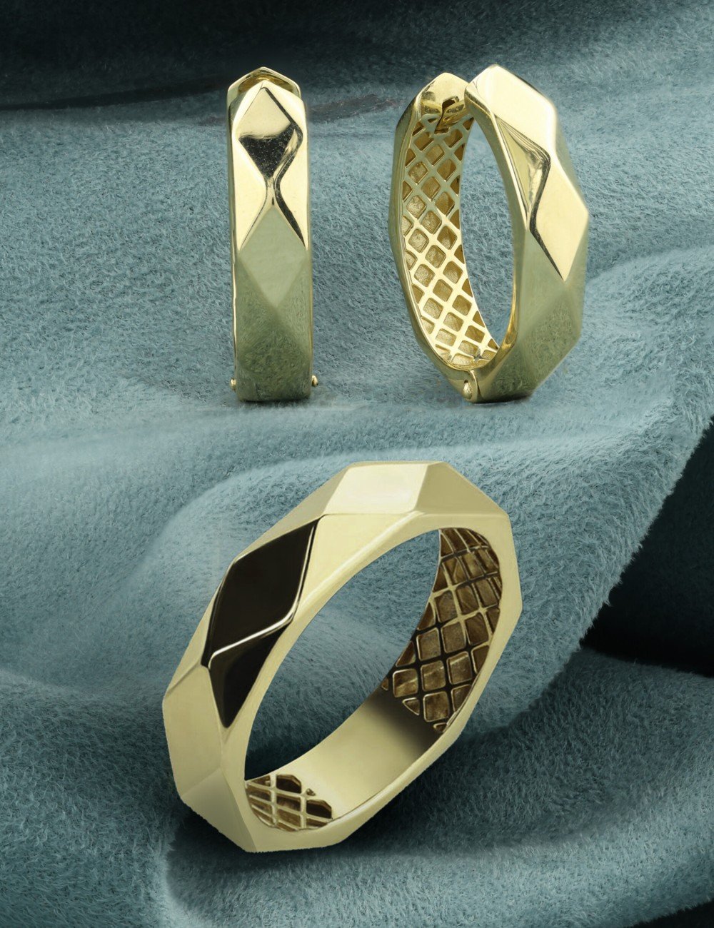 Кольцо из лимонного золота