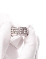 Кольцо из белого золота c бриллиантами