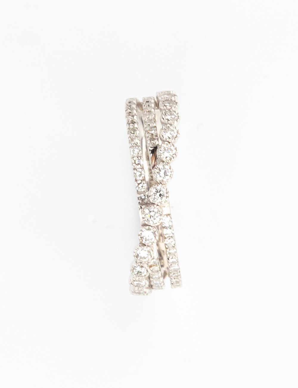 Кольцо из белого золота c бриллиантами