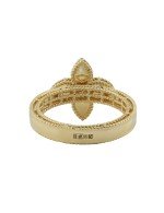 Кольцо из лимонного золота c бриллиантами