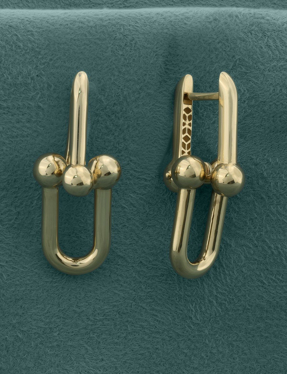 Серьги из лимонного золота