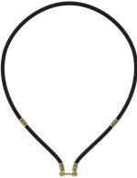 Шнурок шёлковый из лимонного золота c шёлковым шнурком