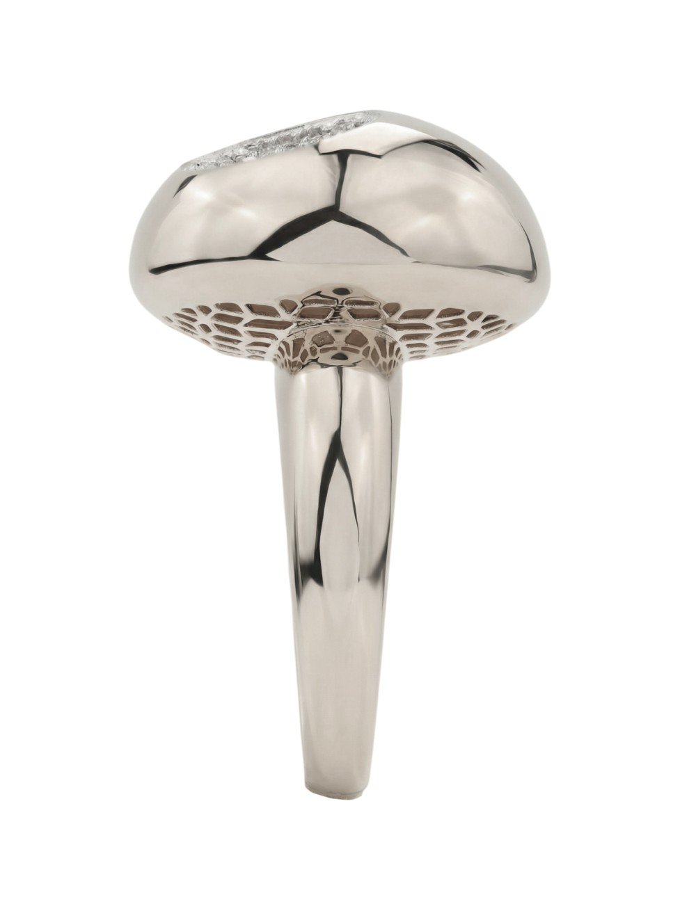 Кольцо из белого золота c бриллиантами