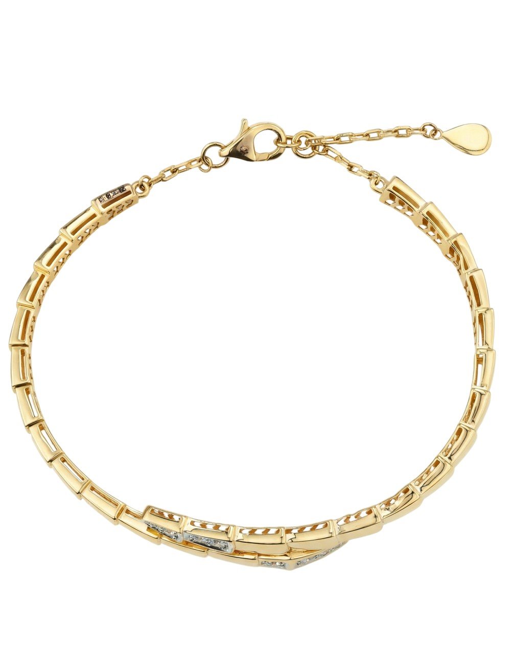 Браслет из лимонного золота c бриллиантами