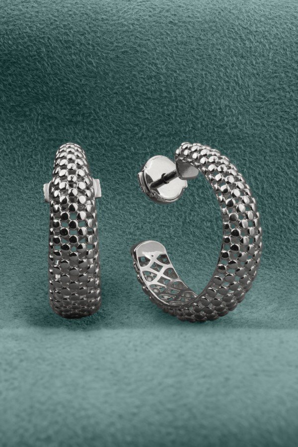 Серьги из белого золота