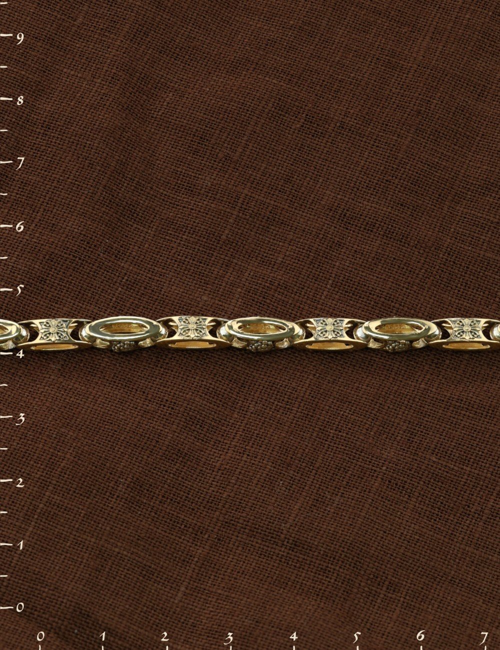 Цепь из лимонного золота