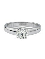 Кольцо из белого золота c бриллиантами