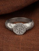 Кольцо из белого золота