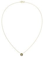 Колье из лимонного золота c бриллиантами и ониксом