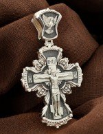 Крест из серебра 925 пробы