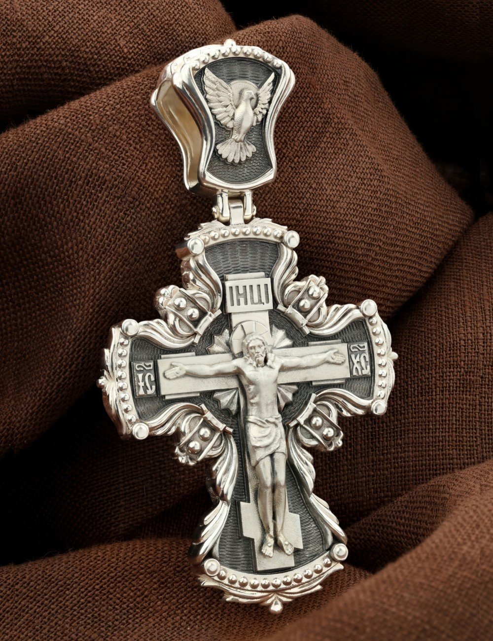 Крест из серебра 925 пробы