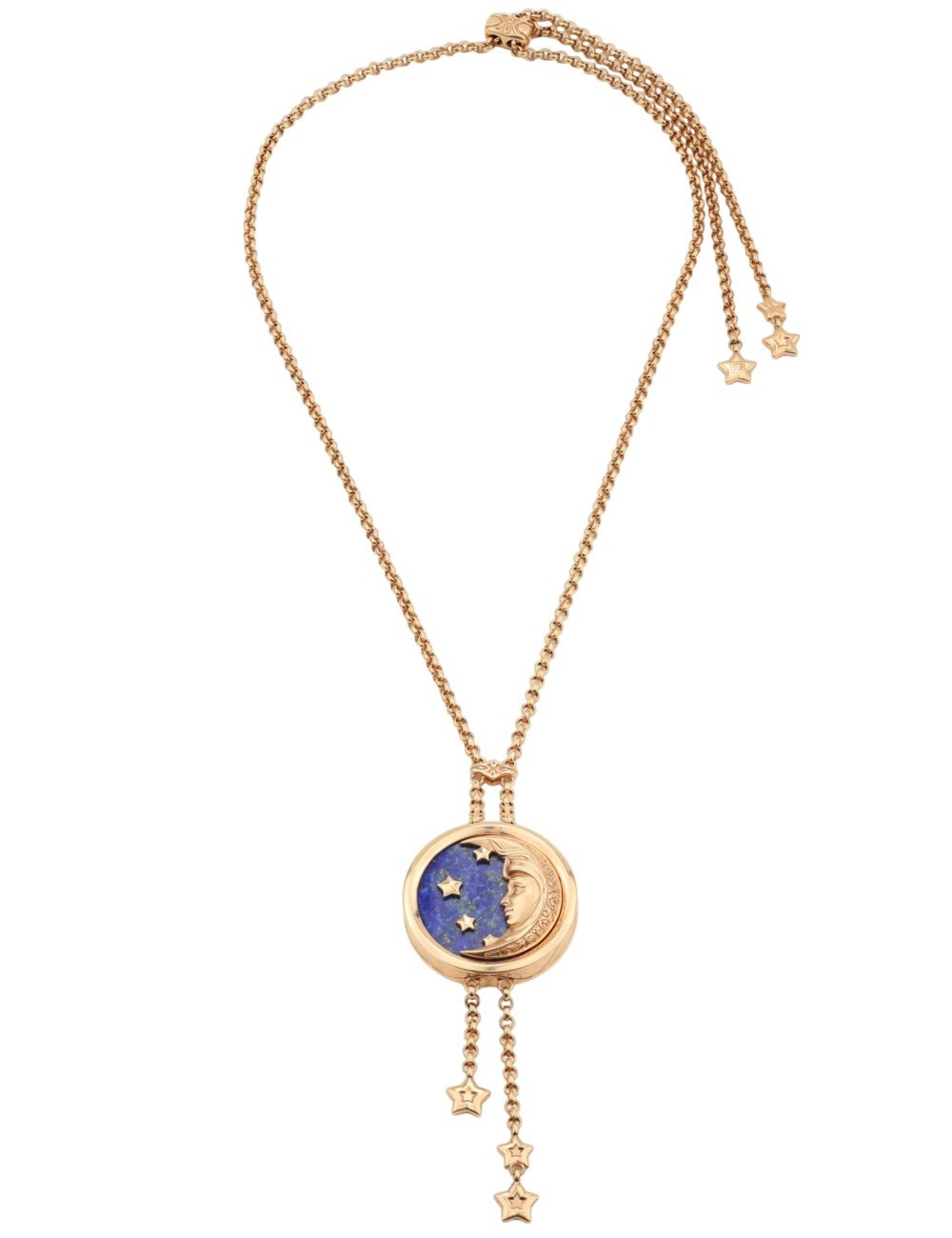 Колье из золота c бирюзой и лазуритом