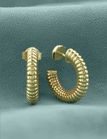 Серьги из лимонного золота