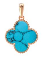 Подвеска из золота c бирюзой