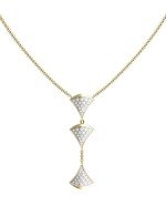 Колье из лимонного золота c бриллиантами