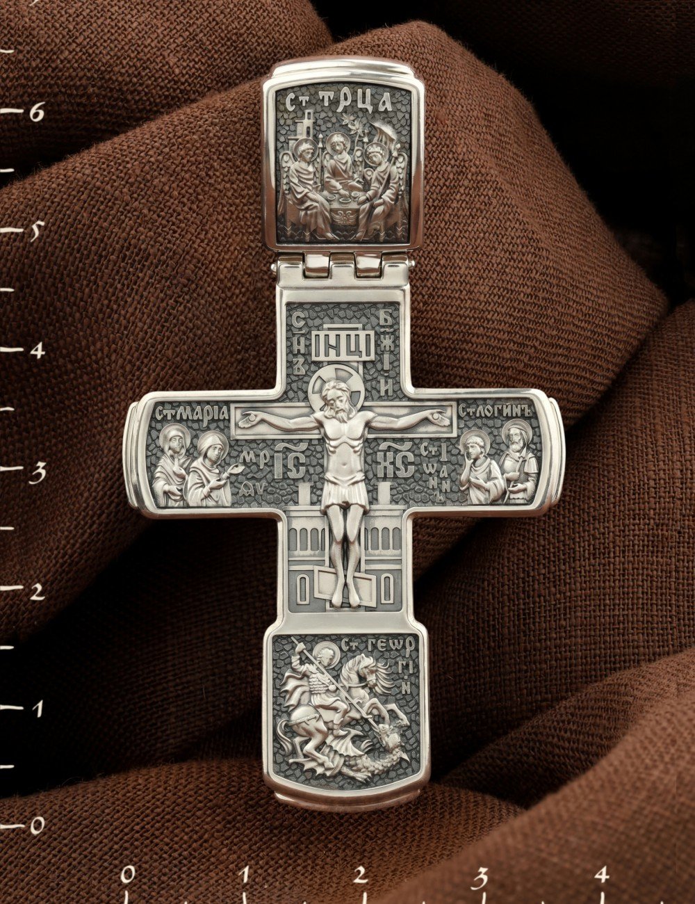 Крест из серебра 925 пробы