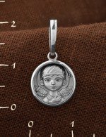 Образок из белого золота