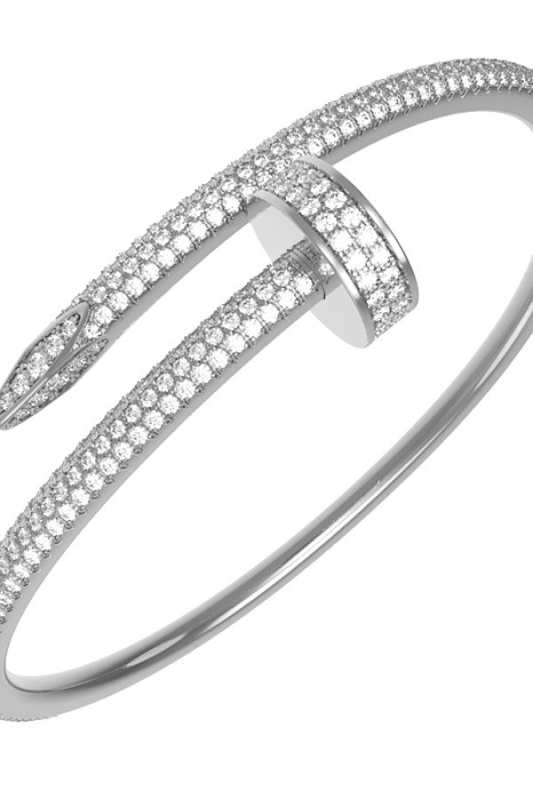 Браслет из белого золота c бриллиантами