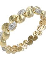 Браслет из лимонного золота c бриллиантами