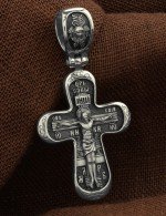 Крест из белого золота