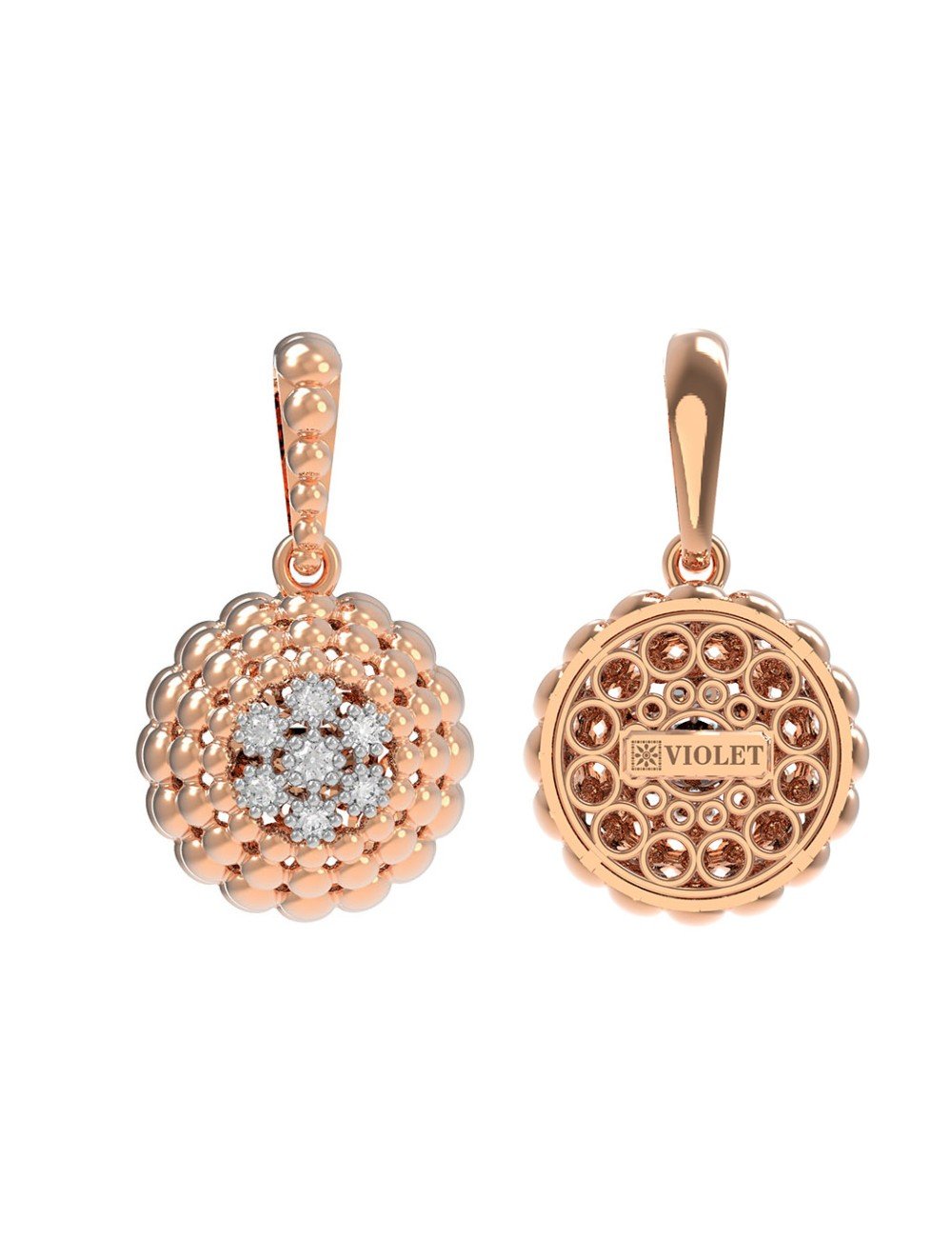 Подвеска из золота c бриллиантами