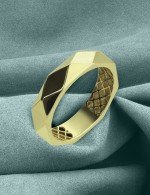 Кольцо из лимонного золота